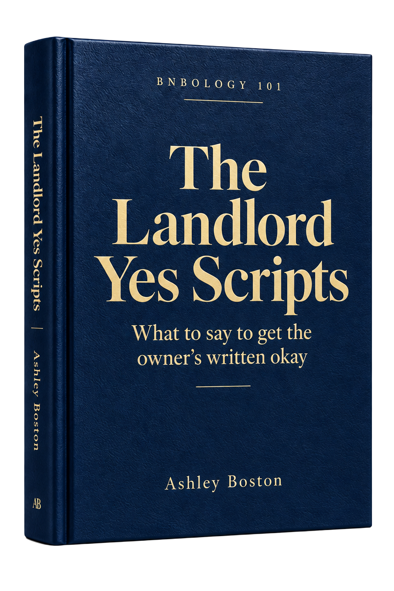 The Landlord Yes Scripts by Ashley Boston